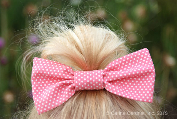Creamies big pink bow
