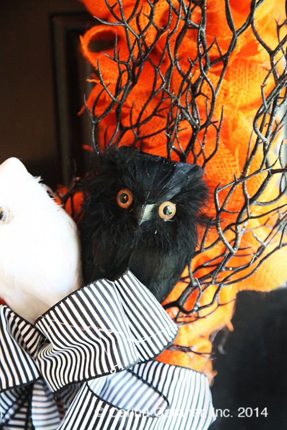 Owl Halloween Wreath
