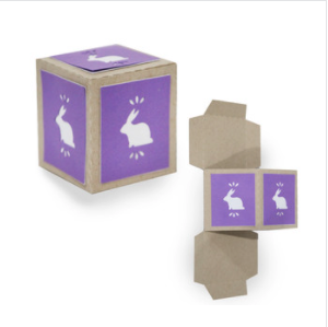 Flat Folding Bunny Box