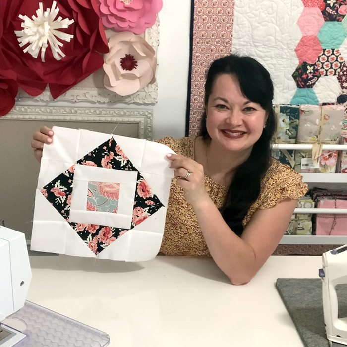 Squared Corners Quilt Block Tutorial