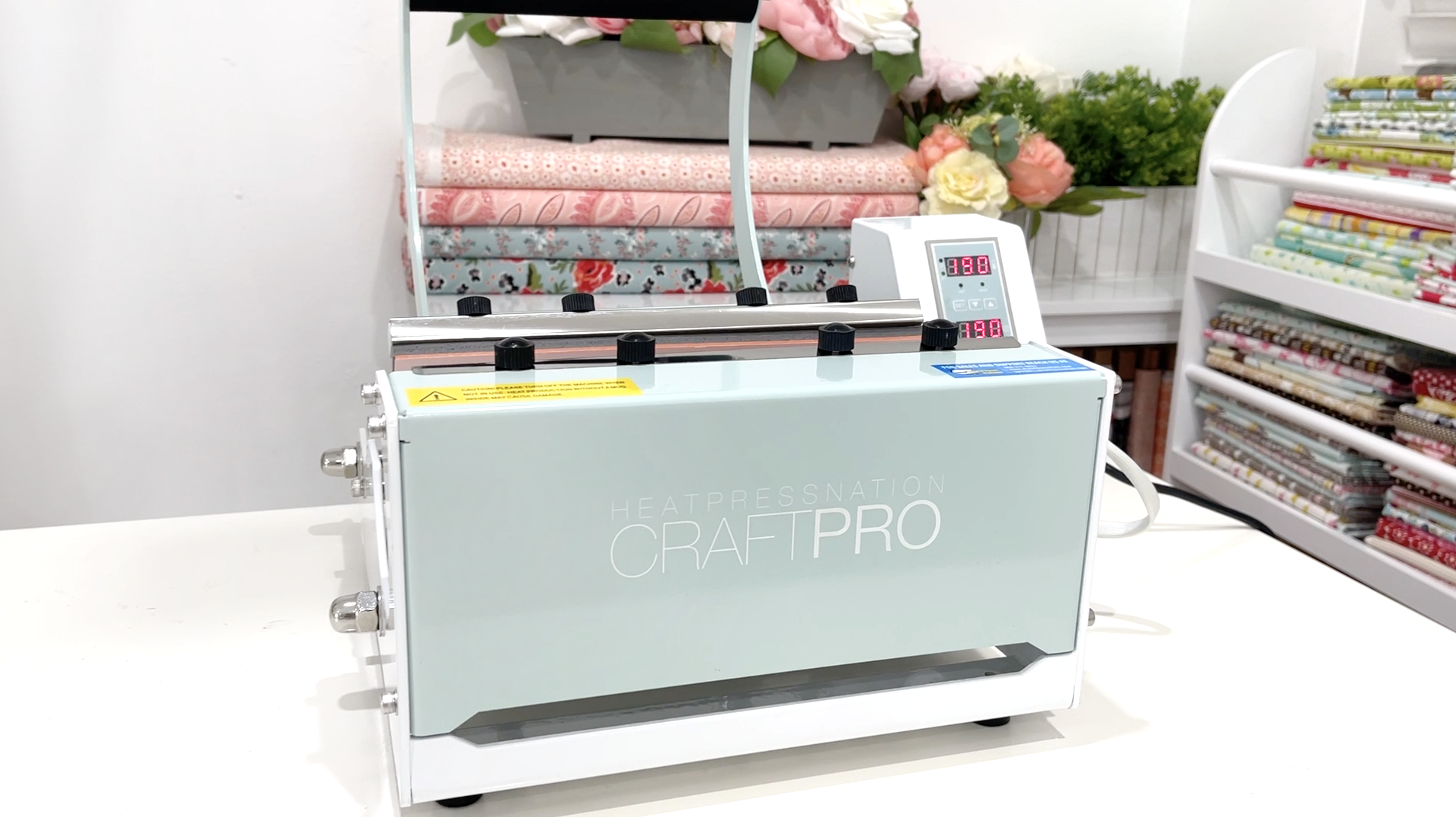 New Mint and Pink CraftPro Press available at Heat Press Nation 