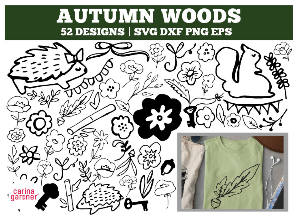 Cricut and Silhouette Craft Favorite Tutorials:  Fall Projects Autumn Wood dingbat font