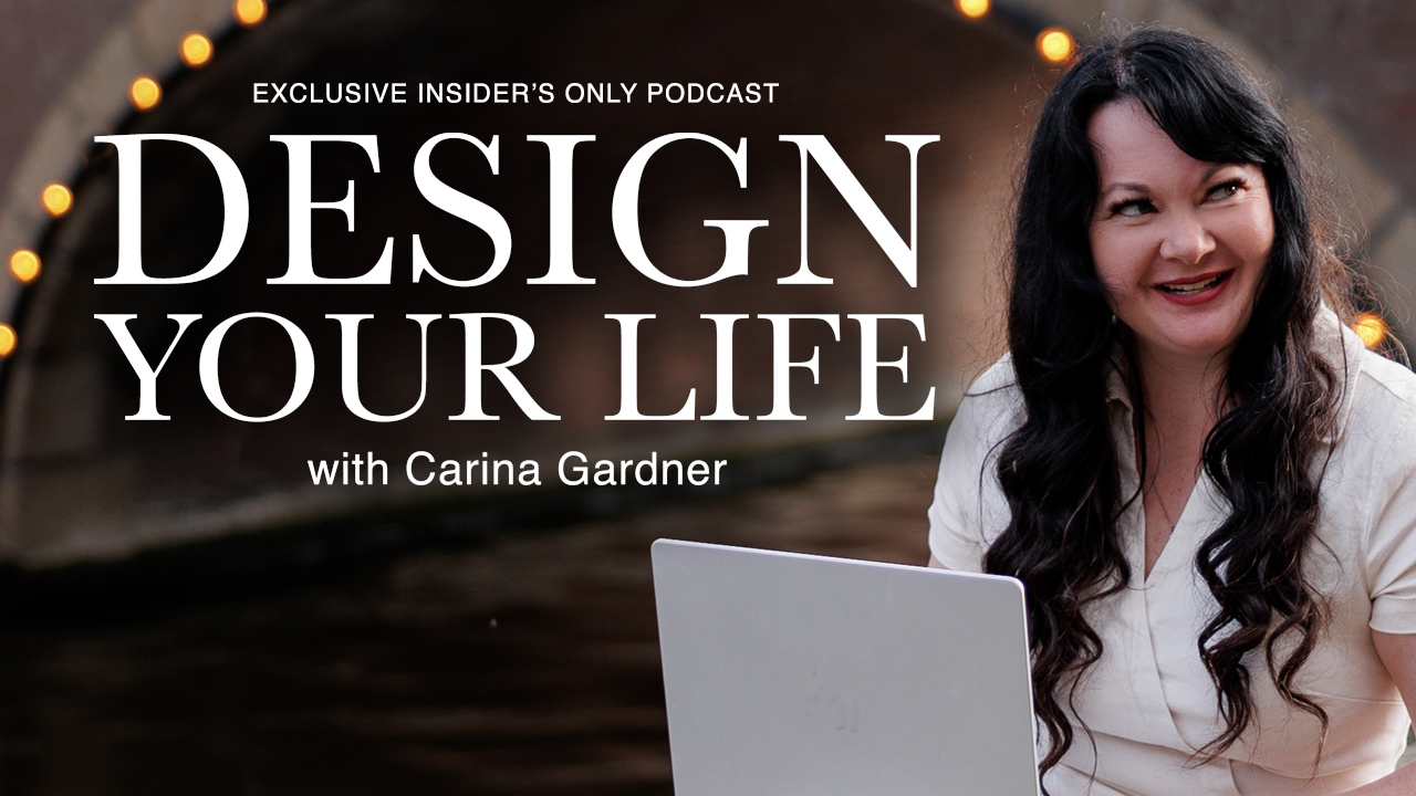 exclusive Design Your Life Podcast with Carina Gardner for craft surface pattern designers