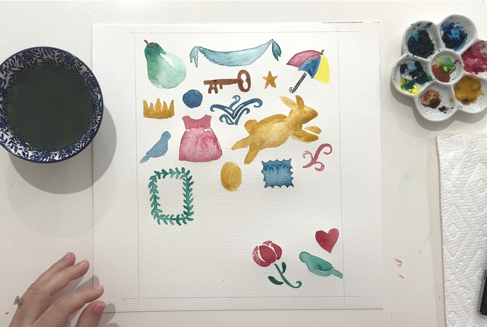 Create Your Own Watercolor Sticker Sheet: Step-by-Step Guide Carina Gardner